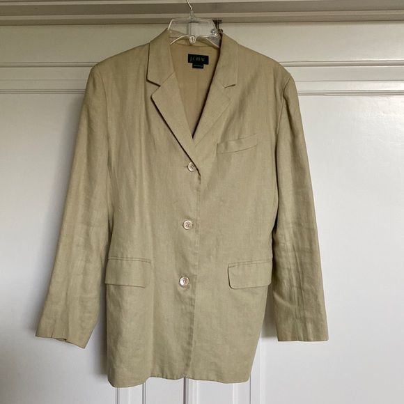 Vintage J. Crew linen blazer